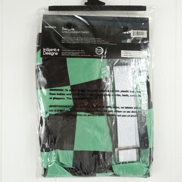 Demon Slayer Tanjiro Boys Costume Small 4-6 - Picture 2 of 4
